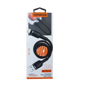 عکس جعبه کابل تبدیل MicroUSB به USB آرسون مدل AN-A30