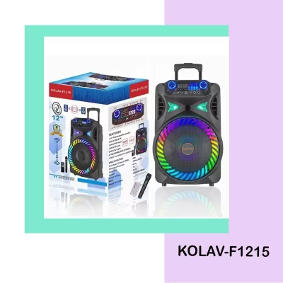 اسپیکر Kolav F1215 به همراه جعبه