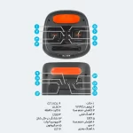 معرفی دکمه های اسپیکر KOLAV-LJ601